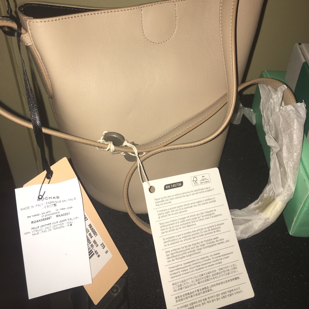 Rochas Paris Authentic Genuine Leather Bag